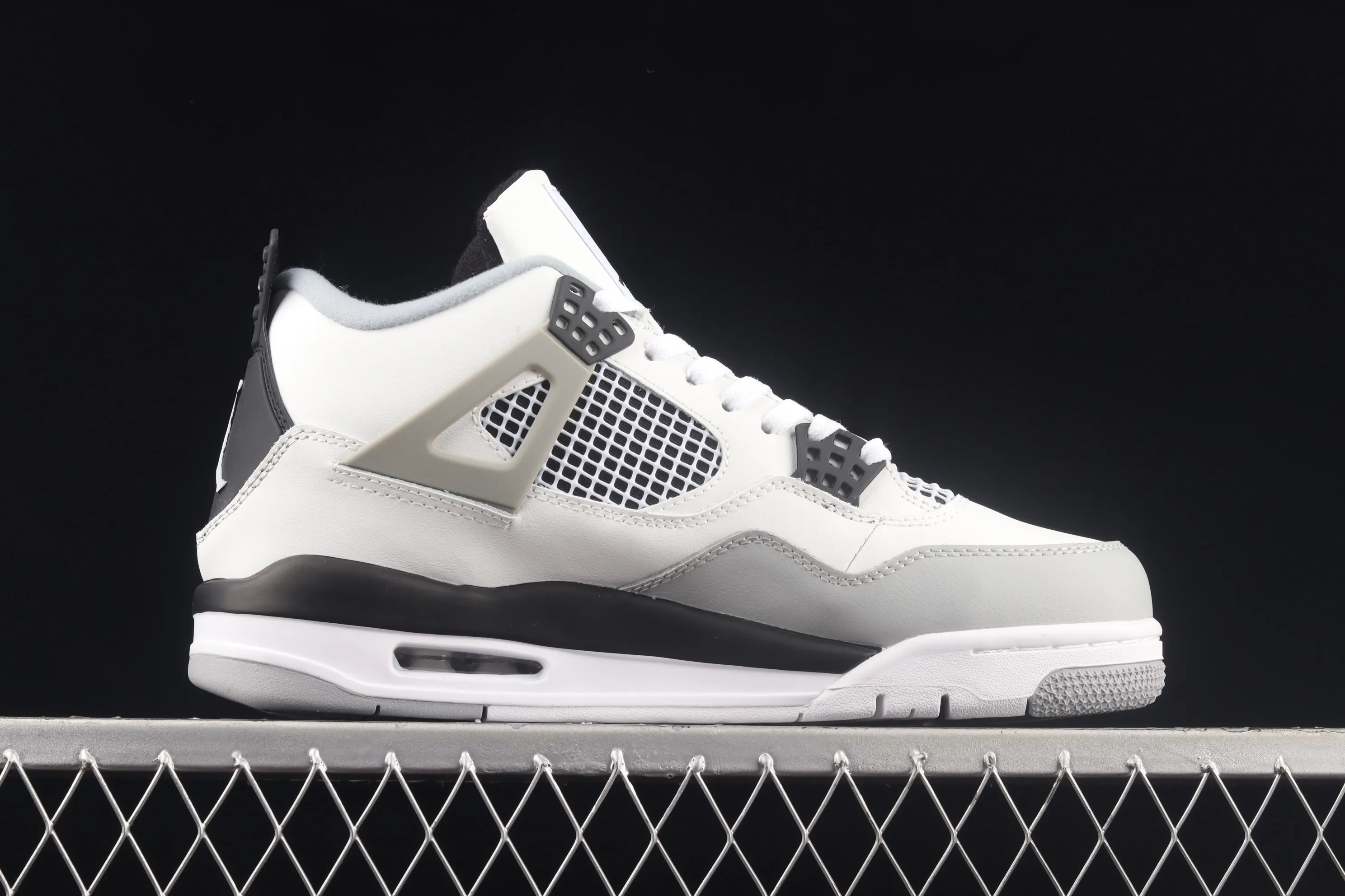 All categories Air Jordan Jordan series basketball shoes Air Jordan 4 Air Jordan 4 Retro GS "Light Smoke Grey" AJ4 Joe 4 white smoke gray basketball shoes CT8527-021